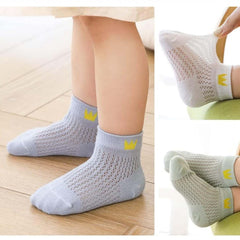 MOMISY 5 Pairs Tube Socks for children Toddlers Infant Baby Girl Boys (ThinCrown-Boys, 6 Year to 8 Year)