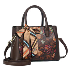 SYGA Women's Floral Shoulder Messenger Bag | Handbag with Zipper Closure, Stylish Daily Tote