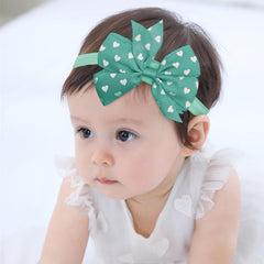 SYGA 3 Pcs Baby Girl Headband Strechable Bow Crown Flower Soft Hairband Suitable For 0-3 Years (Color 11)