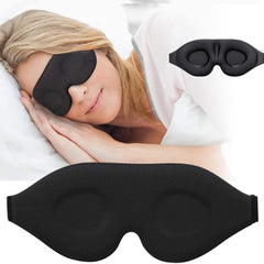 MOMISY 3D Memory foam Sleeping Mask For Men Women Sleep Mask Blind Fold Eye Cover Pad For Travel | Night eye band eyemask patch Complete Blackout Sleeping Eye Mask | Eye Mask For Sleeping men