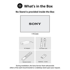 Sony BRAVIA 80 cm (32 inches) HD Ready Smart LED Google TV KD-32W825 (Black)