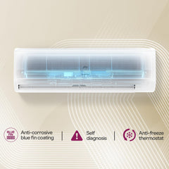 Godrej 2 Ton 3 Star, 5 Years Comprehensive Warranty, AI Powered, 5-In-1 Convertible Cooling, Self Clean Inverter Split AC (Copper, 2025 Model, Heavy Duty Cooling At 52 °C, AC 2.0T EI 24I3T WZS, White)