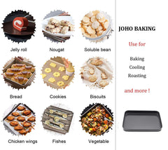 SYGA Small Baking Tray for Household Oven Mold Non-Stick Baking (25x19x2.5) cm