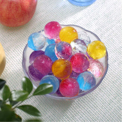 SYGA Ice Ball Tray 20 Ice Cube Mold, Plastic Food-Grade Stackable Round Ice Ball Mould with Lid for Cocktail and Whiskey(White)