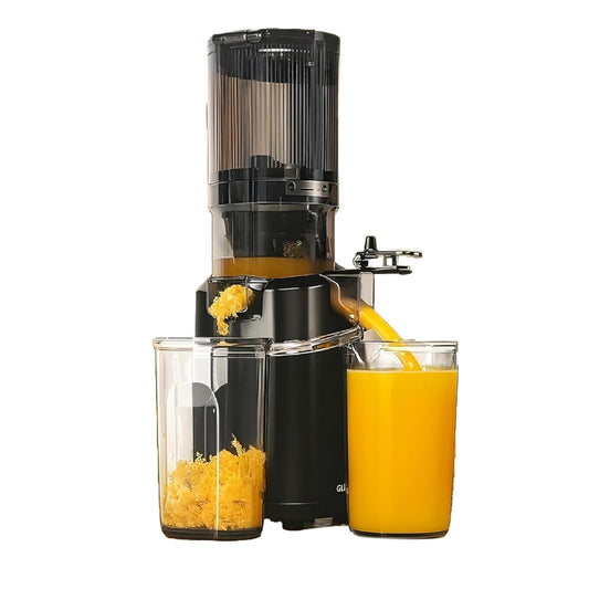 Glen Cold Press Juicer for Home, 250W, 130mm Large Feed, 1L Juice & 0.9L Pulp Cup, 3 Size Filter, Low Noise RPM, Fruit & Vegetable Slow Juicer Machine, Easy Clean - SA-4016HSJ
