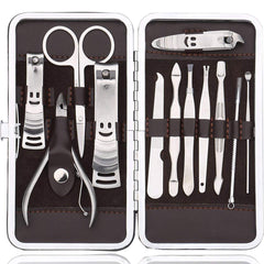 SYGA Stainless Steel Nail Clipper Professional Grooming Kit for Men and Women (Golden)