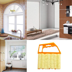 Syga Mini Hand-held ABS Plastic Dirt Clean, Venetian Blind Brush Window Air Conditioner Duster Cleaner, Medium, Multicolour
