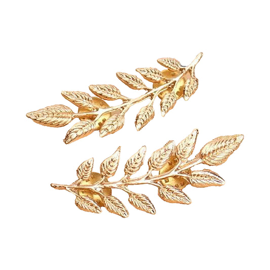 SYGA Leaf Brooch For Men And Women Brooch Pin For Shirts, Sweaters, Collar Pins, Collar Buttons(Gold)