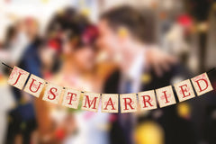 Just Married Banner Photo Props