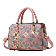 SYGA Women Stylish Tote Bag with Contrasting Colors – Medium Capacity Daily Shoulder Handbag