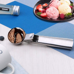 SYGA Stainless Steel Ice Cream Scoop Cookie Dough Scooper with Trigger Release for Watermelon, Frozen Yogurt Sorbet, Jelly
