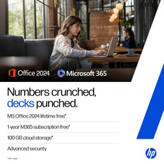 HP Laptop 15, Intel Core i5-1335U-13th Gen, (16GB DDR4,512GB SSD) Anti-Glare, Micro-Edge, FHD, 15.6''/39.6cm, Win11, M365 Basic(1yr)* Office24, Silver, 1.59kg, Iris Xe, FHD Camera w/Shutter