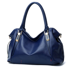 SYGA Women's Large Capacity Casual Crossbody Bag, One Shoulder Strap, Pu Leather Handbags(Royal Blue)