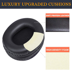 SYGA Headset Replacement Ear Cushion Pads Compatible for Ath-M50 / M50S (Black)