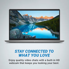 Dell 15, AMD Ryzen 5-7530U Processor, 16GB RAM, 512GB SSD, FHD IPS 15.6"/39.62 cm 120Hz Display, Windows 11, MSO'24, Platinum Silver, 1.67kg, Standard Keyboard, 15 Month McAfee, Thin & Light Laptop