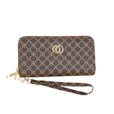 SYGA Women's Zip-Around Wallet with, Flower Pattern ,card and Coin Holder