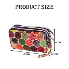 MOMISY Women's Girls Clutch | Zipper | Ladies Purse Wallet Girls (Grain)