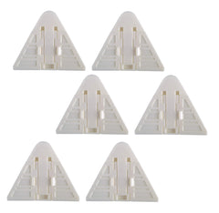 SYGA Sliding Door Lock for Child Safety for Closet Door & Window Locks (6 Pack, White)