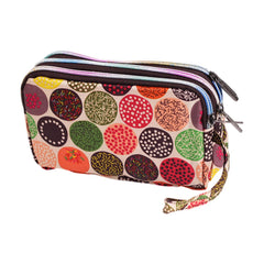MOMISY Women's Girls Clutch | Zipper | Ladies Purse Wallet Girls (Grain)