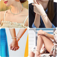 SYGA Beads for Kids Crafts Children's Jewelry Making Kit DIY Bracelets Necklace Hairband and Rings Craft Kits Birthday for 4, 5, 6, 7-Year-Old Little Girls-Multicolor (DIYBeadsSet-33)
