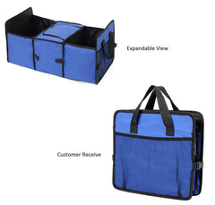 SYGA Insulation Storage Picnic Bag Heavy Shopping Organizer Foldable Storage Bag_Blue