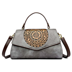 SYGA Women Elegant Retro Handbag – Large Capacity Cover-Style Shoulder Bag