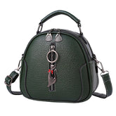 SYGA Women's Crossbody Bag, Zip Top, PU Leather Shoulder Bag (Army Green)