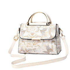 SYGA Women's Cross Border Handbag With Flower Printed Small Square shoulder messenger bag