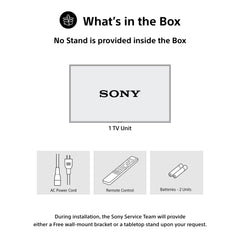 Sony BRAVIA 3 Series 139 cm (55 inches) 4K Ultra HD AI Smart LED Google TV K-55S30B (Black)