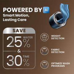 IFB 9 Kg 5 Star, DeepClean® Technology, AI Powered, WiFi, Fully Automatic Front Load Washing Machine (EXECUTIVE MXN 9014K CMS, PowerSteam®, 9 Swirl, Steam Refresh, Inbuilt Heater, Eco Inverter, Mocha)