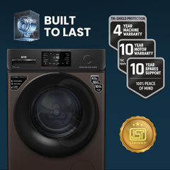 IFB 8 Kg 5 Star, DeepClean® Technology, AI Powered, WiFi, Fully Automatic Front Load Washing Machine (SENATOR MBN 8012 CMS, PowerSteam®, 9 Swirl, Steam Refresh, Inbuilt Heater, Eco Inverter, Mocha)