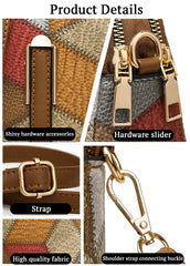 SYGA Women's Crossbody Bag, Colorful Print, Adjustable Strap, Zip Top Closure(Grey)