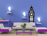 Syga Tower Sticker Wall Clock