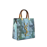 SYGA Women's Handbag | Stylish Vertical Square Tote with Zipper | Elegant Daily Bag for Office & Casual Use