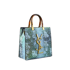 SYGA Women's Handbag | Stylish Vertical Square Tote with Zipper | Elegant Daily Bag for Office & Casual Use