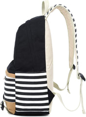 MOMISY Backpack Purse Combo Women Multipurpose Rucksack Design Handbag Shoulder Bag and Coin Purse/Pouch 3 in 1 Travel Daypack Bag Ladies Girls College School Bag - Black