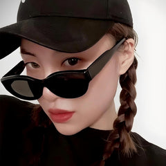 SYGA Women Cat-Eye Sunglasses For Adult (Black)