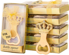 SYGA Crown Bottle Opener for Wedding Favors or Crown Gifts, Wedding Favors, Keepsake Decoration (Gold)