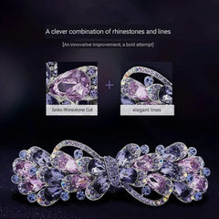 SYGA Female Elegant Mother Headwear Clip Top Clip One Word Clip Ponytail Clip Horizontal Clip - Champagne