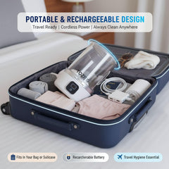 Mini Washing Machine – Portable Washer, Travel Laundry for Apartments, Dorms, RVs & Small Spaces, Mini Laundry for Baby Clothes, Compact Underwear washer