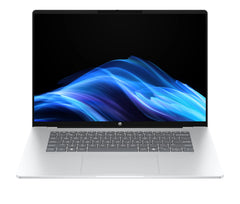 HP Omnibook 5 OLED, Snapdragon X Processor (16GB LPDDR5x,1TB SSD) 2K OLED, Micro-Edge, 16''/40.6cm, Win11, M365*Office24, Glacier Silver, 1.59kg, fb0001QU, FHD Camera, Backlit, Next-Gen AI Laptop