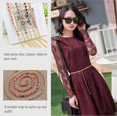 Syga Women Pearl Waist Chain BeltSuitable Size for Waist 26-40