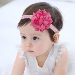 SYGA 3 Pcs Baby Girl Headband Strechable Bow Crown Flower Soft Hairband Suitable For 0-3 Years (Color 11)