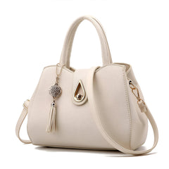 Syga Women's Elegant Handbag Stylish Crossbody Shoulder Bag with Tassel Charm