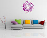 Syga Royal Circles Wall Clock Sticker