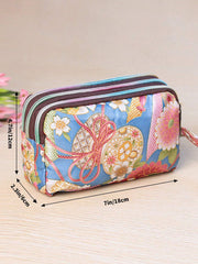 MOMISY Women's Girls Clutch | Zipper | Ladies Purse Wallet Girls (Dahila)