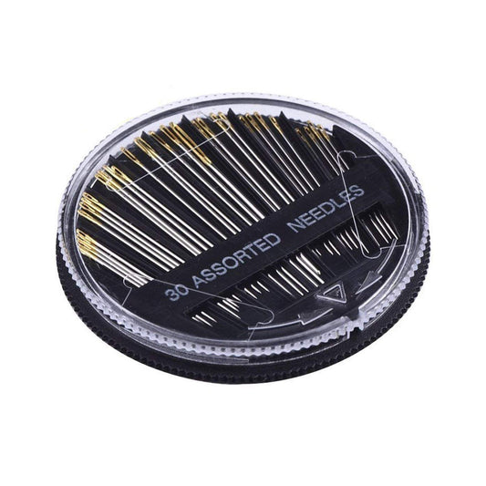 SYGA Round-Shaped Needles, 30-Count Assorted Hand Sewing Needles