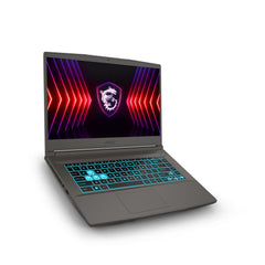 MSI Thin A15, Ryzen 5 7535HS, 40CM FHD 144Hz Gaming Laptop(16GB/512 GB NVMe SSD/Windows 11 Home/NVIDIA GeForce RTX 3050, GDDR6 4GB /Cosmos Gray/1.86Kg), B7UC-067IN