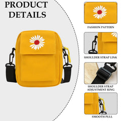 MOMISY Women Messenger Bag Yellow