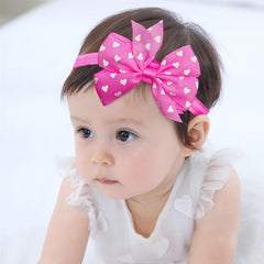 SYGA 3 Pcs Baby Girl Headband Strechable Bow Crown Flower Soft Hairband Suitable For 0-3 Years (Color 11)